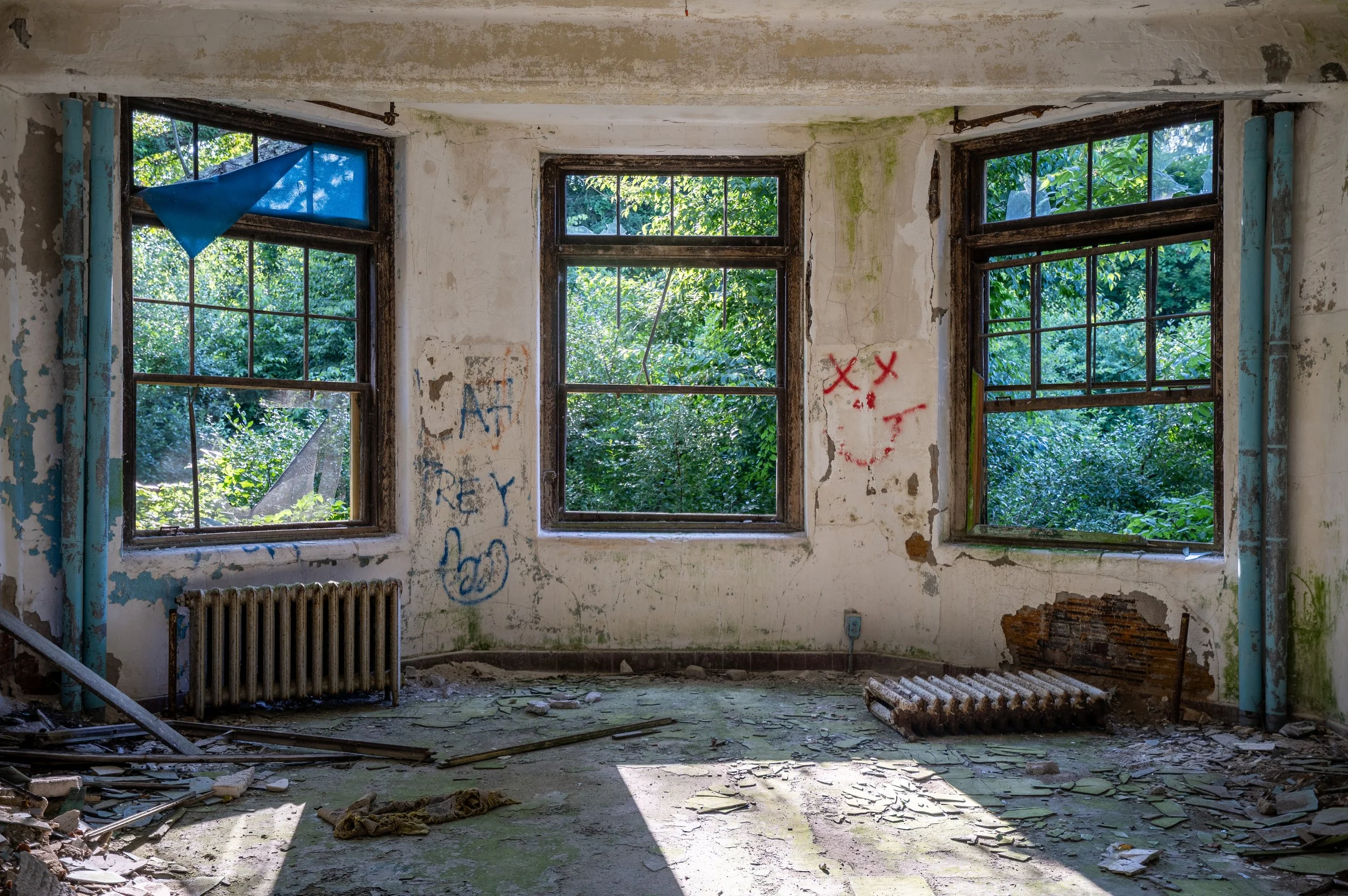 Dayroom. Norwich State Hospital, CT