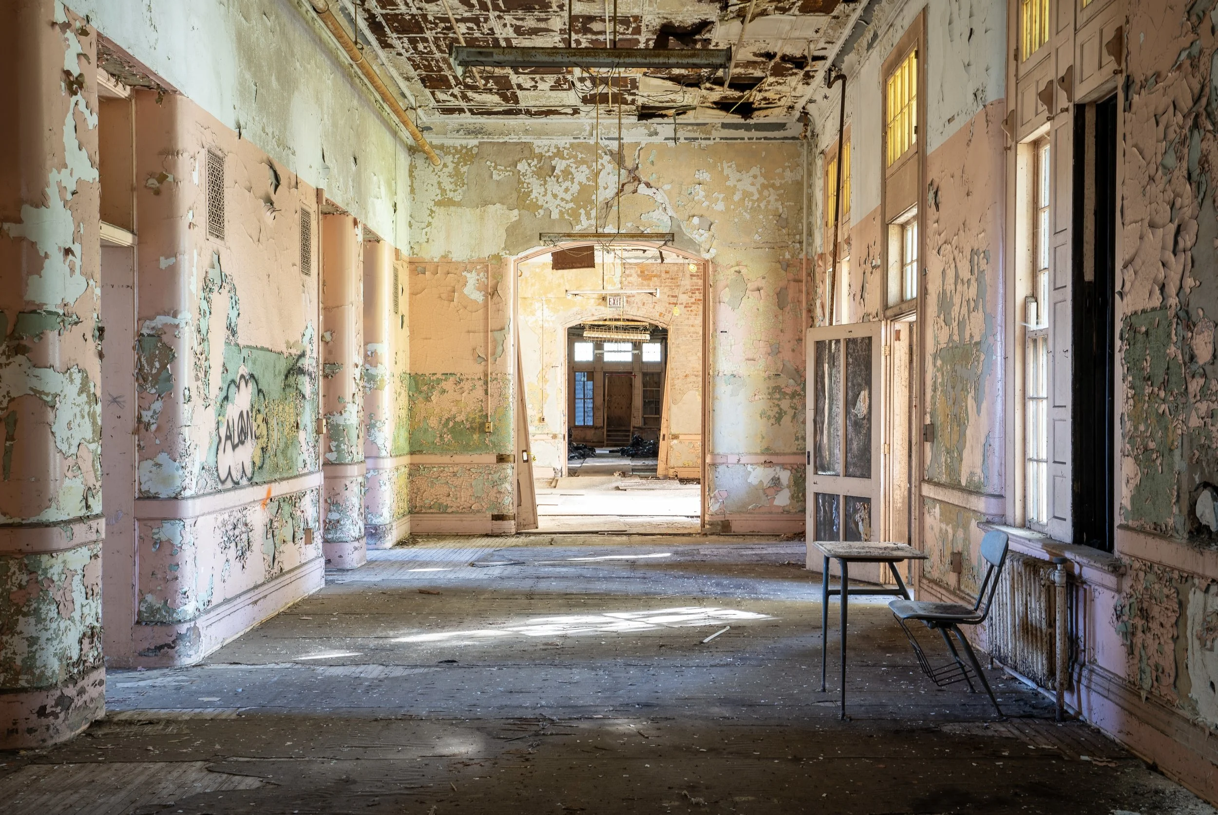 Female Wing. Buffalo State Hospital, NY