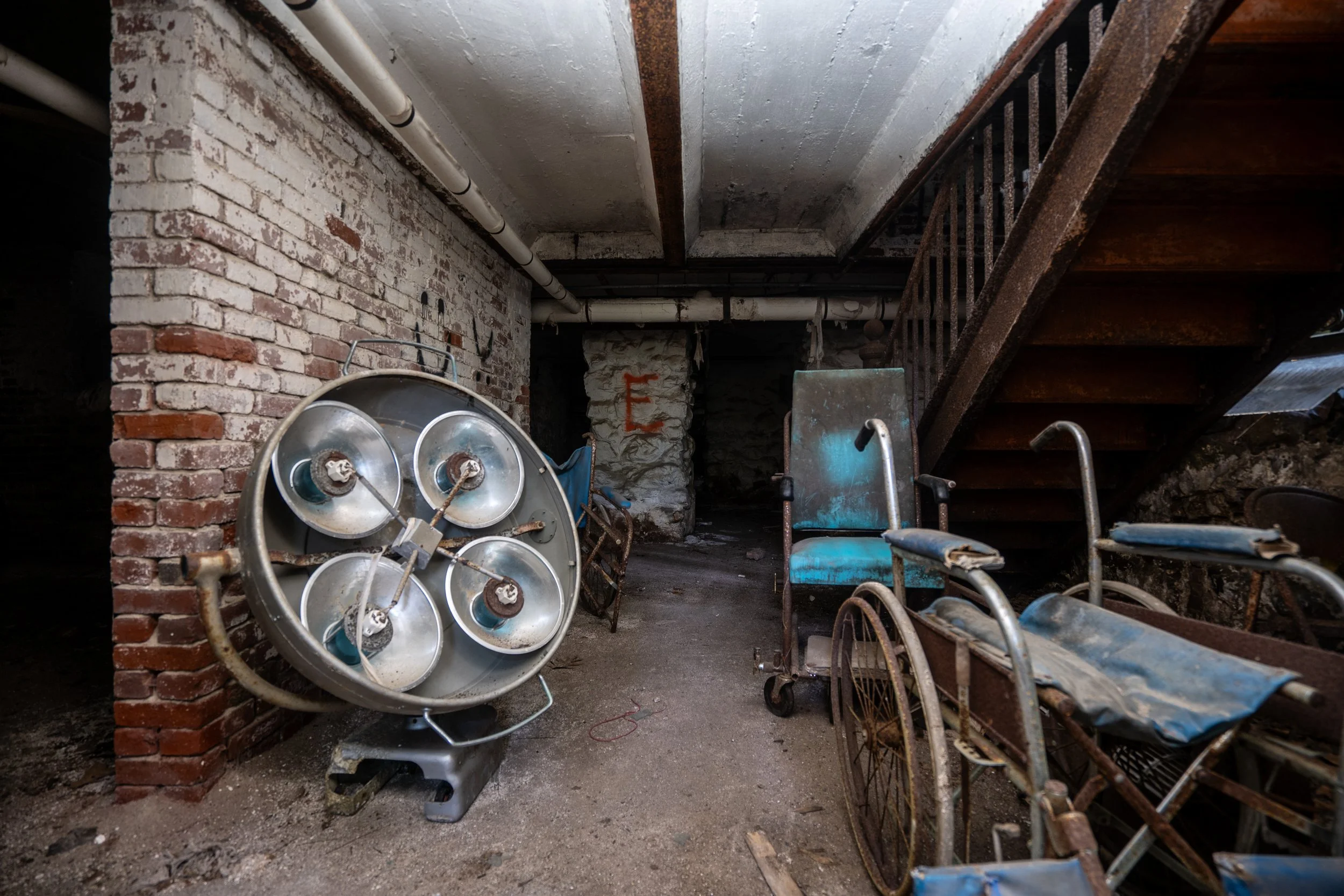 Basement Clutter. Walter E. Fernald State School, MA