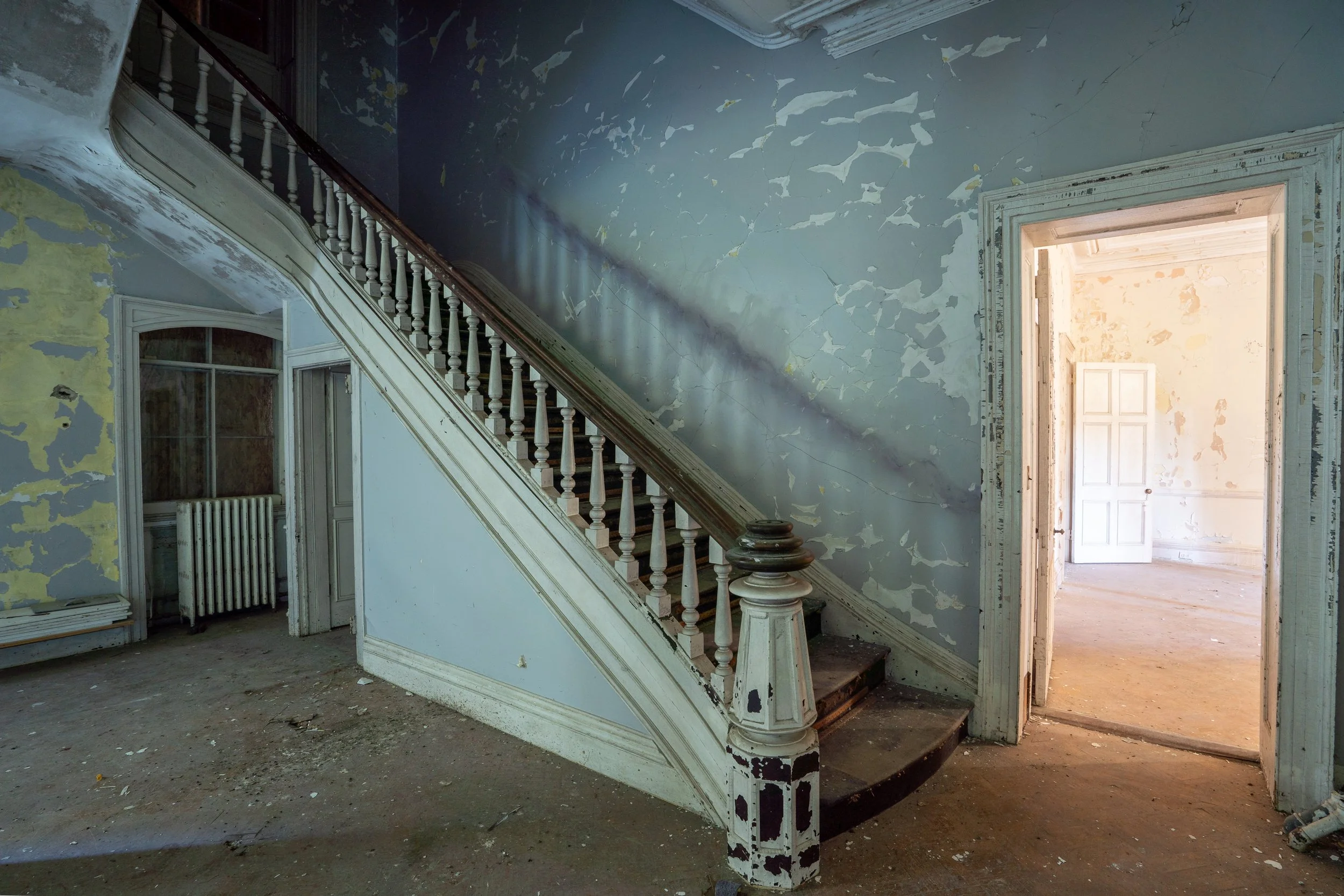 Grand Staircase. Abandoned Mansion, Undisclosed