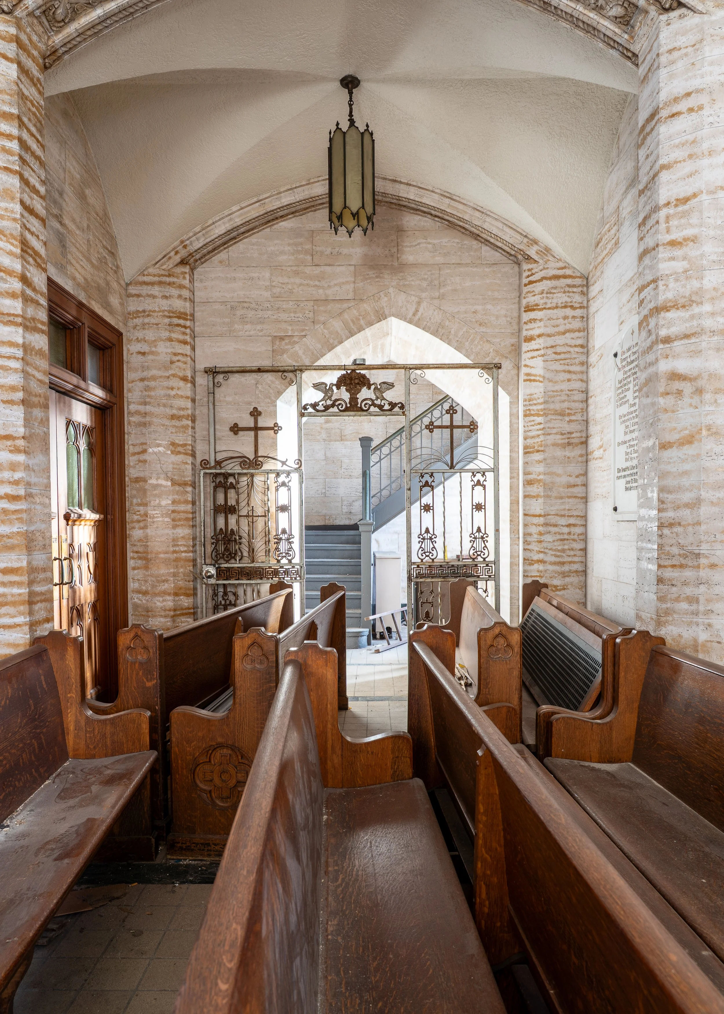 Grand Entryway. Abandoned Church, Undisclosed