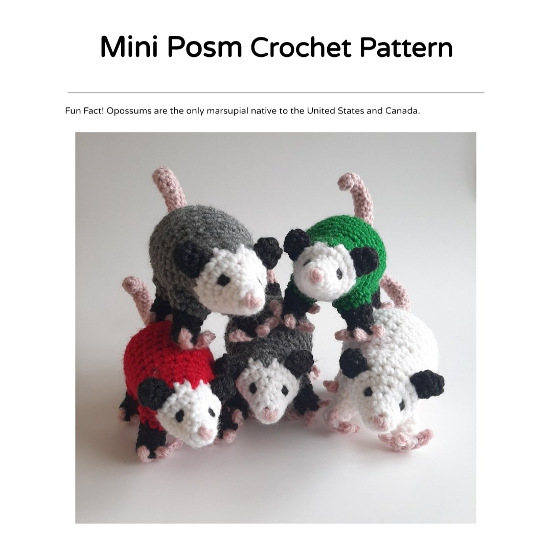 Shop Nichet Crochet Crochet Opossums