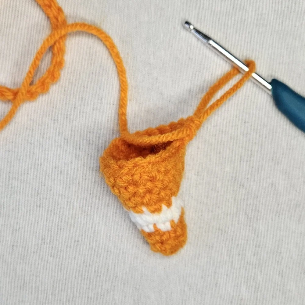 Traffic Cone Hat Crochet Pattern — Nichet Crochet Crochet Opossums