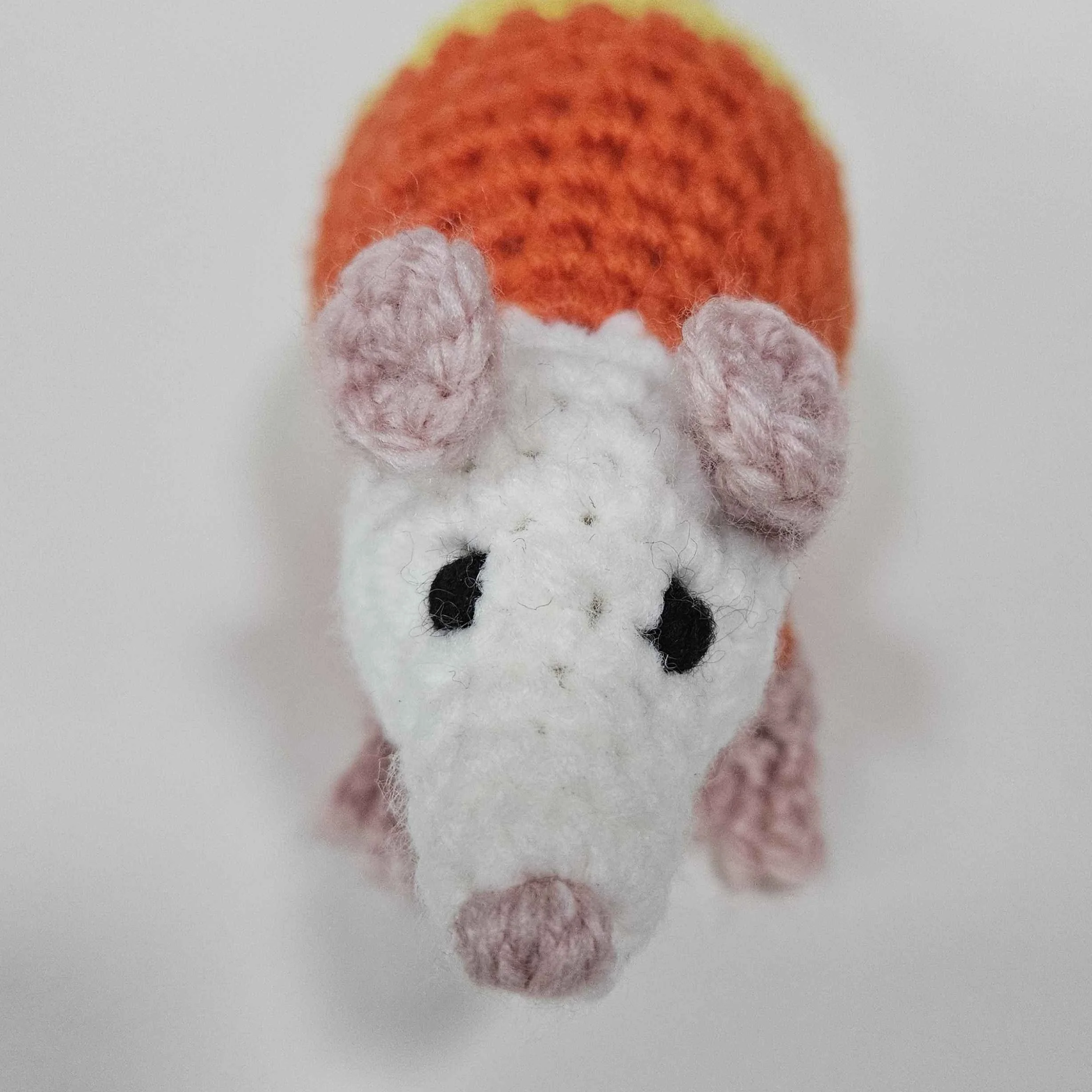 Crochet Candy Corn Rat Plush — Nichet Crochet
