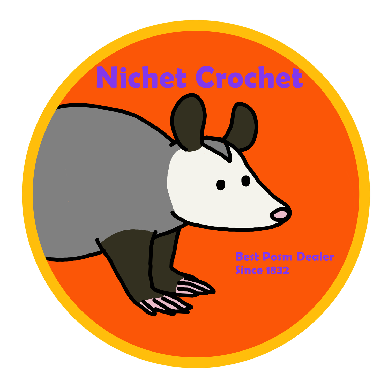 Nichet Crochet - Crochet Opossums