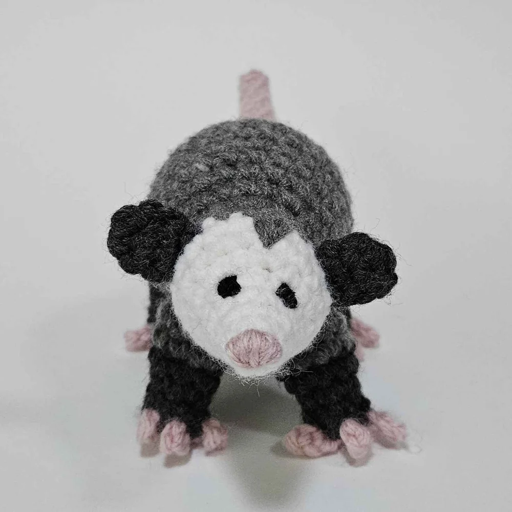 Clown Possum Crochet Pattern — Nichet Crochet - Crochet Opossums