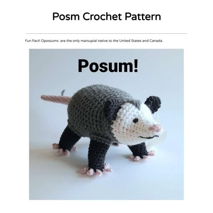 Nichet Crochet Crochet Opossums