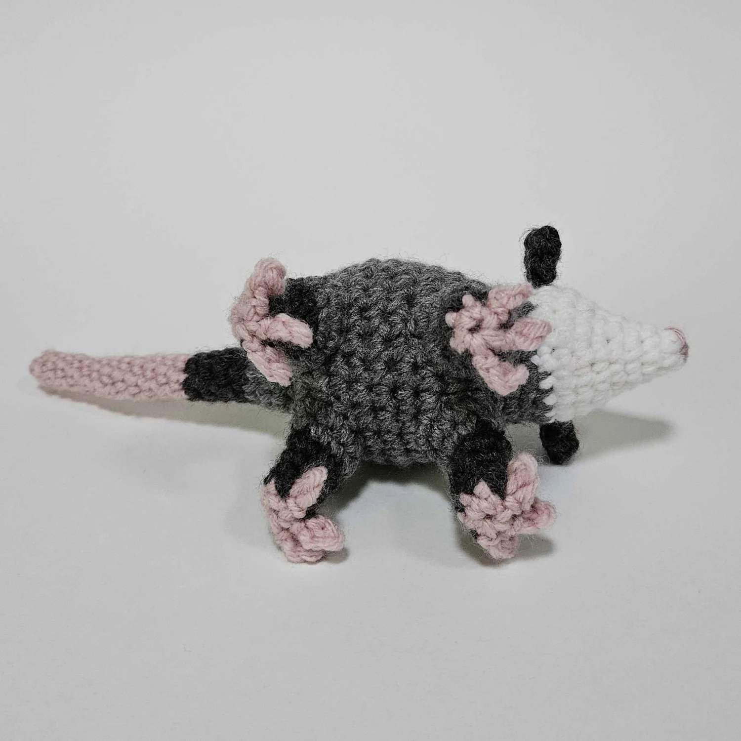 Clown Possum Crochet Pattern — Nichet Crochet - Crochet Opossums