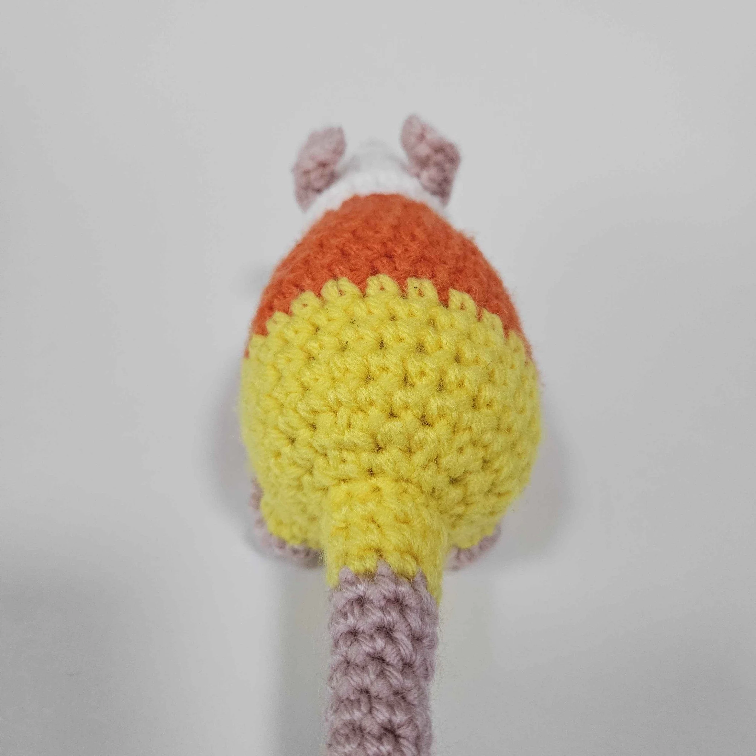 Crochet Candy Corn Rat Plush — Nichet Crochet