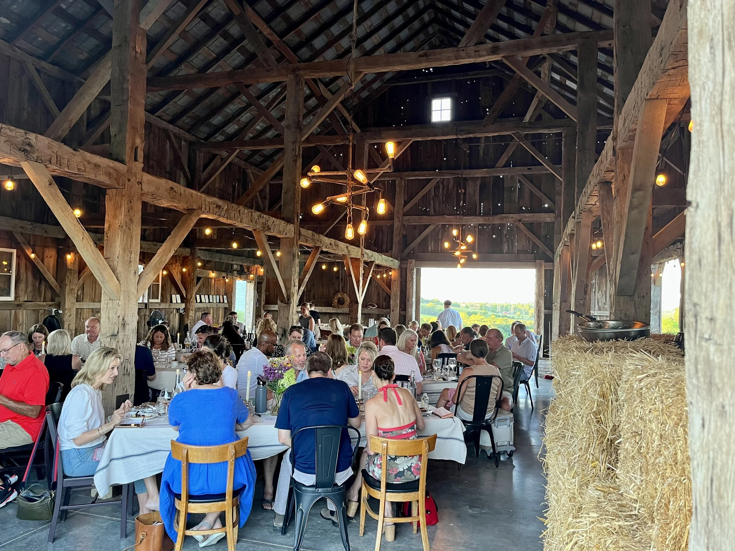 Lone Oaks Dinner & event in the barn