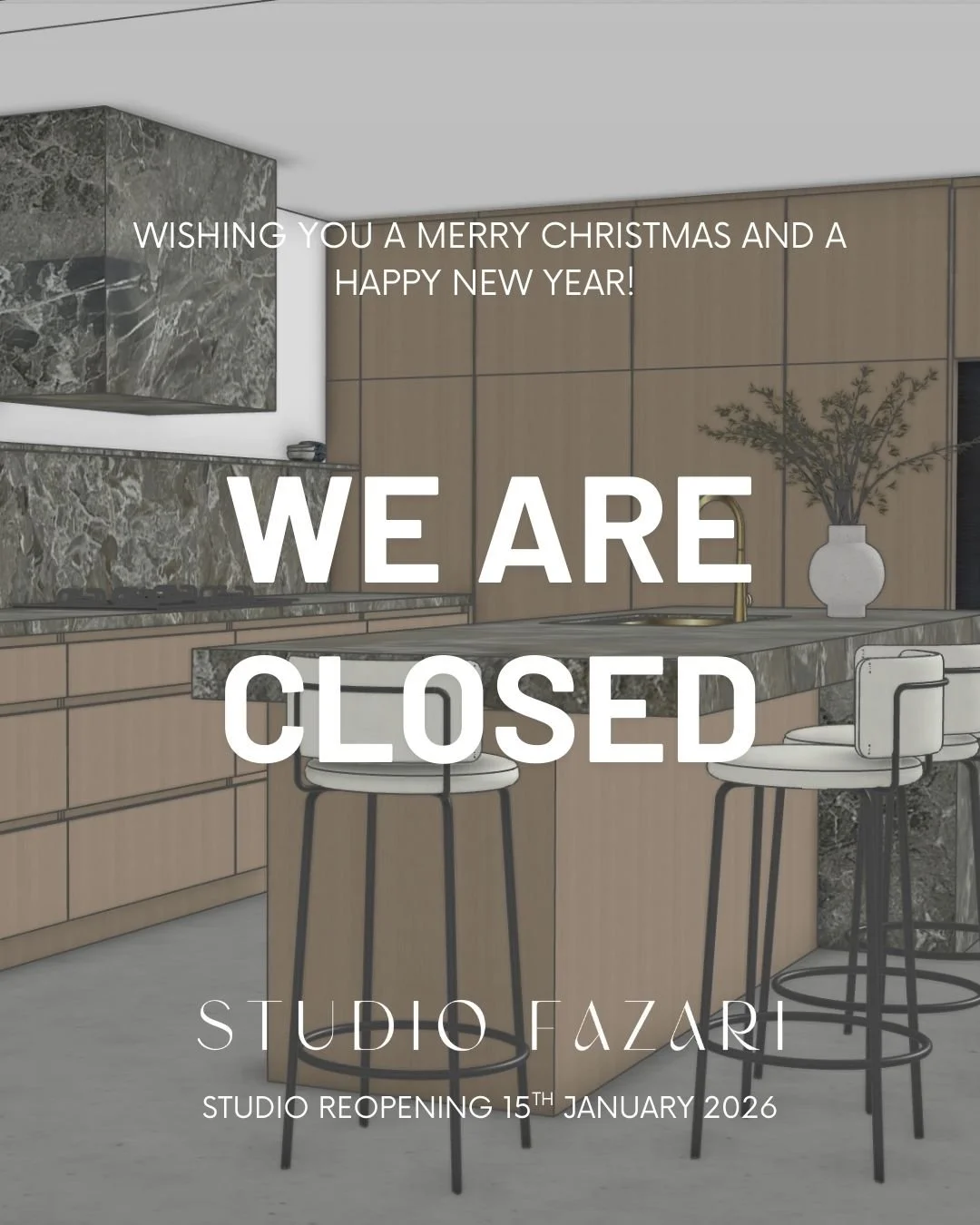 Closing the laptop, not the creativity ✨
Thank you to every client, collaborator and creative who made 2025 one for the books! The chaos, the colour, the big ideas and ridiculously beautiful spaces.

Now it&rsquo;s time for festive fizz, slow morning