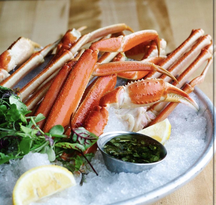 Crabe des neiges en caisse