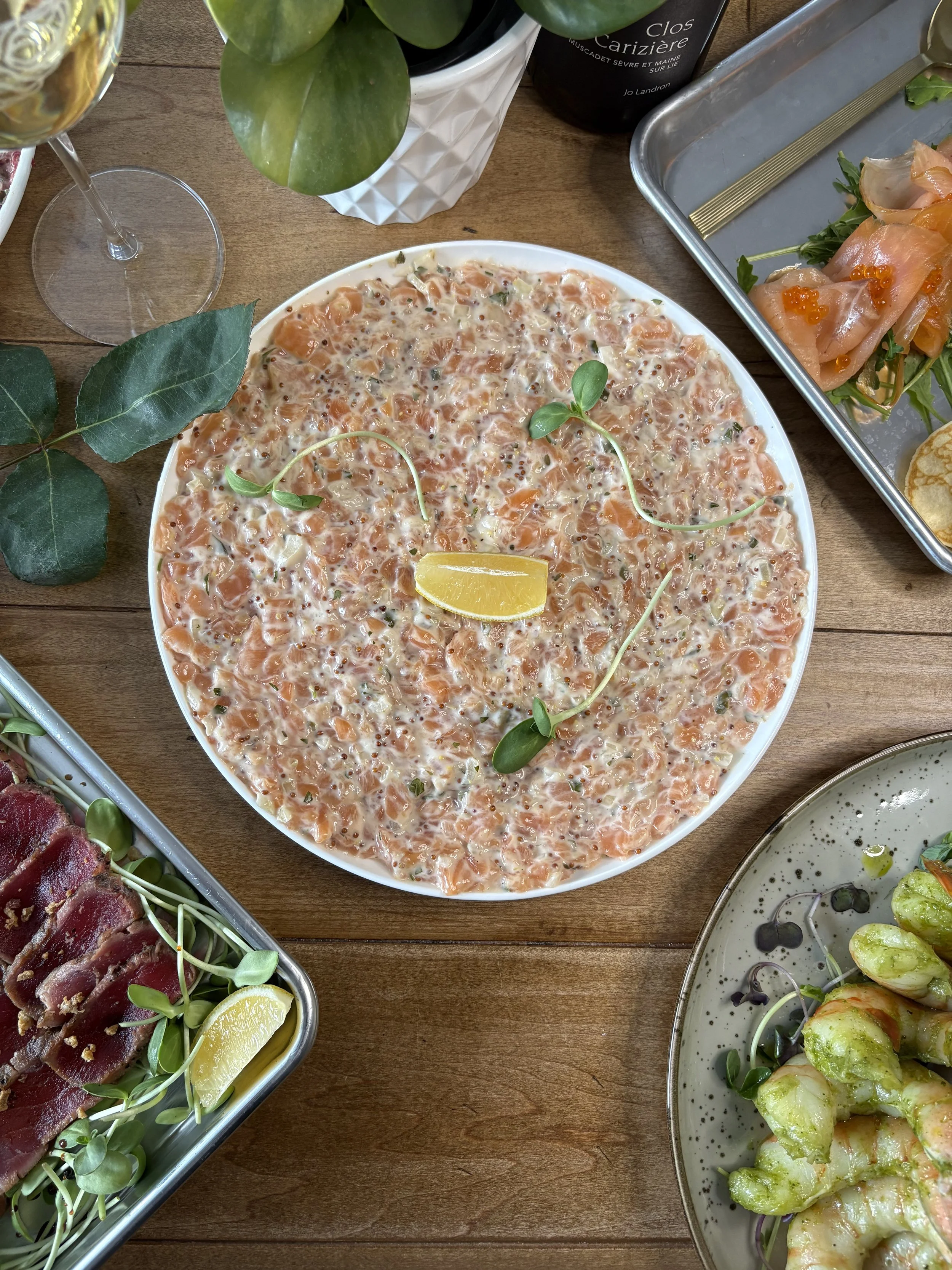 Tartare de saumon 45$