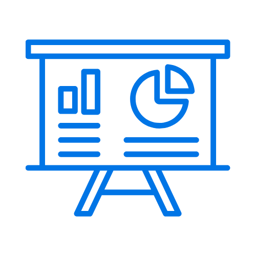 icon of a gear on a computer for custom development