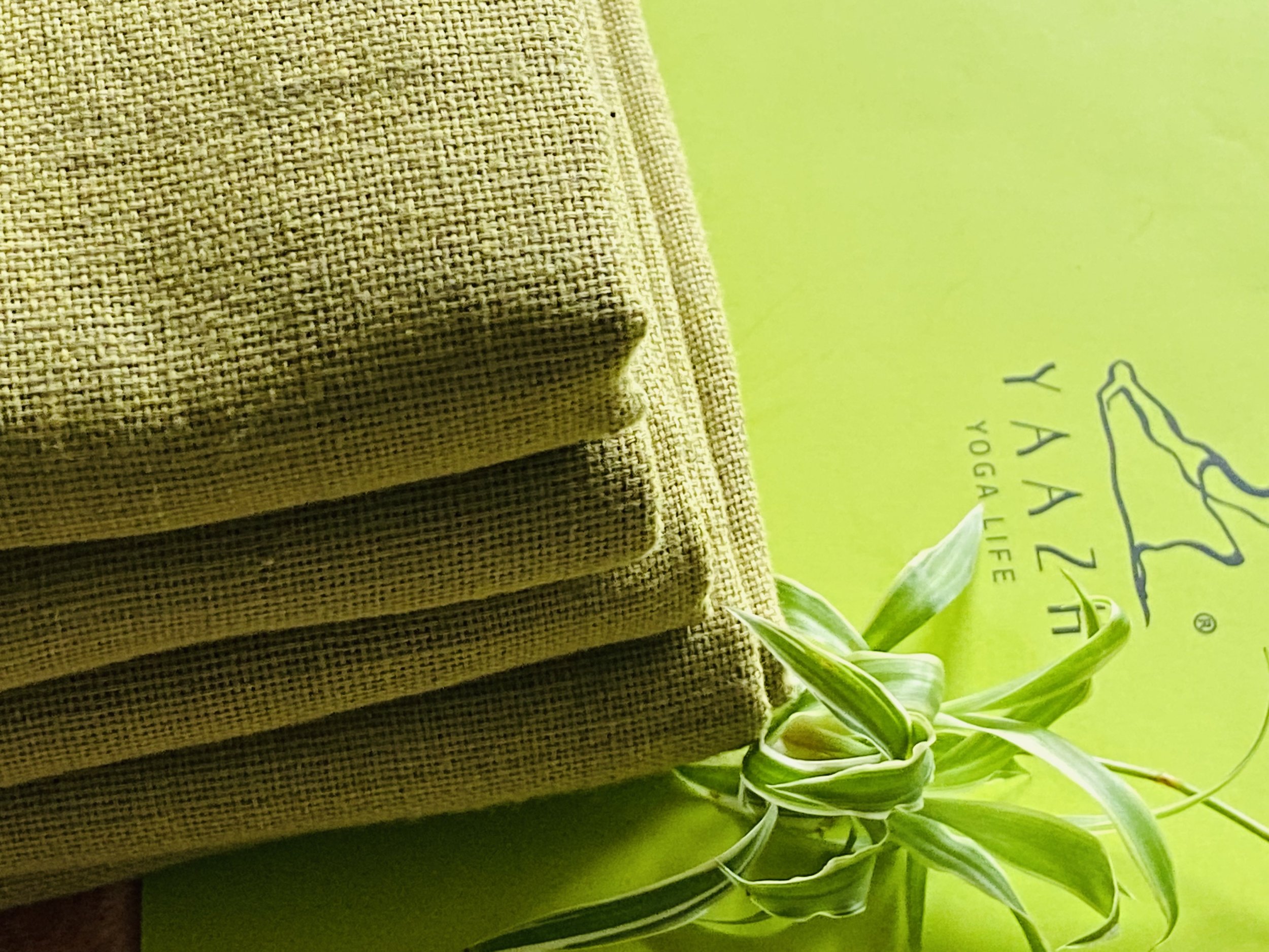 Ayurvastra tulsi dyed herbal towel