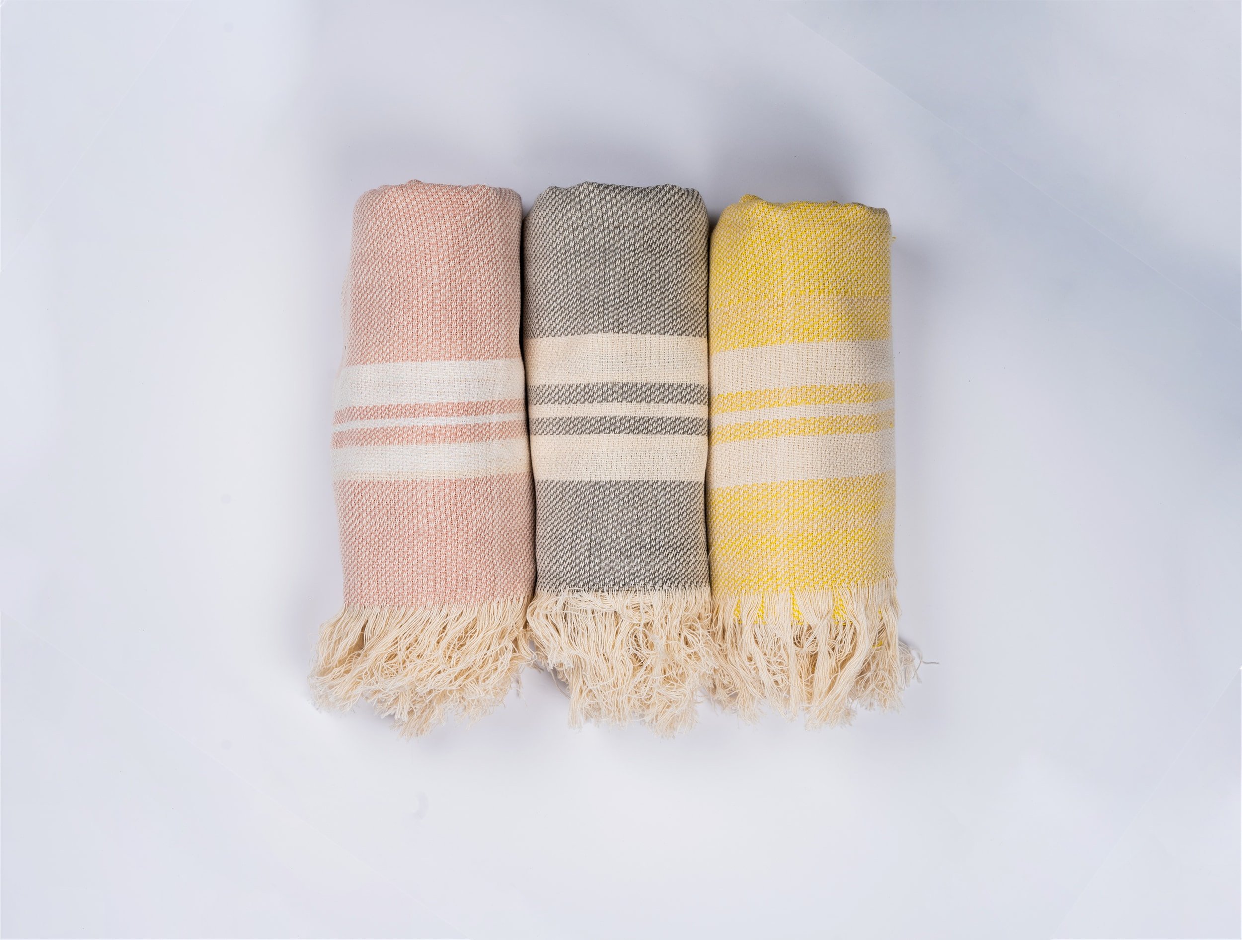 Naturally dyed Handloom towel indian