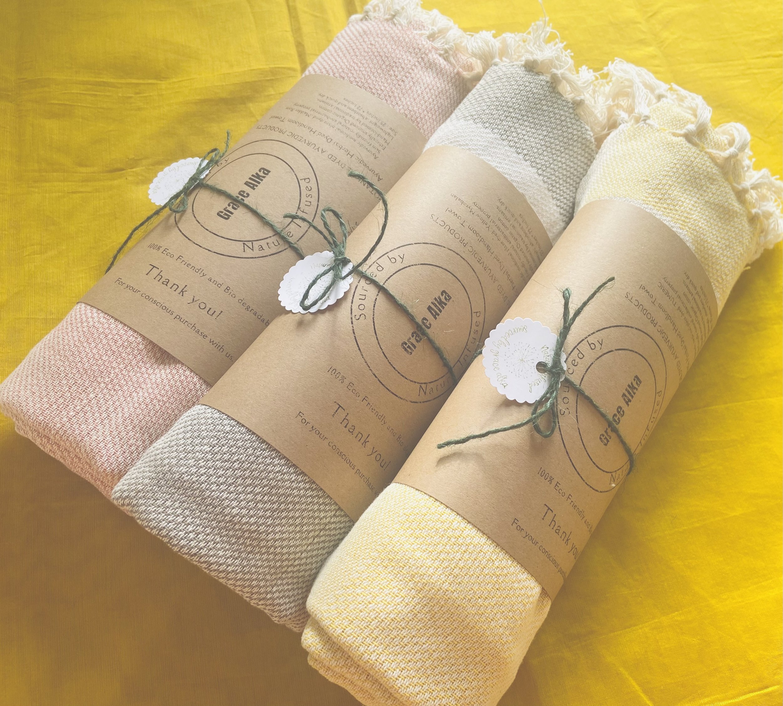 Plant based fibre ,naturally dyed