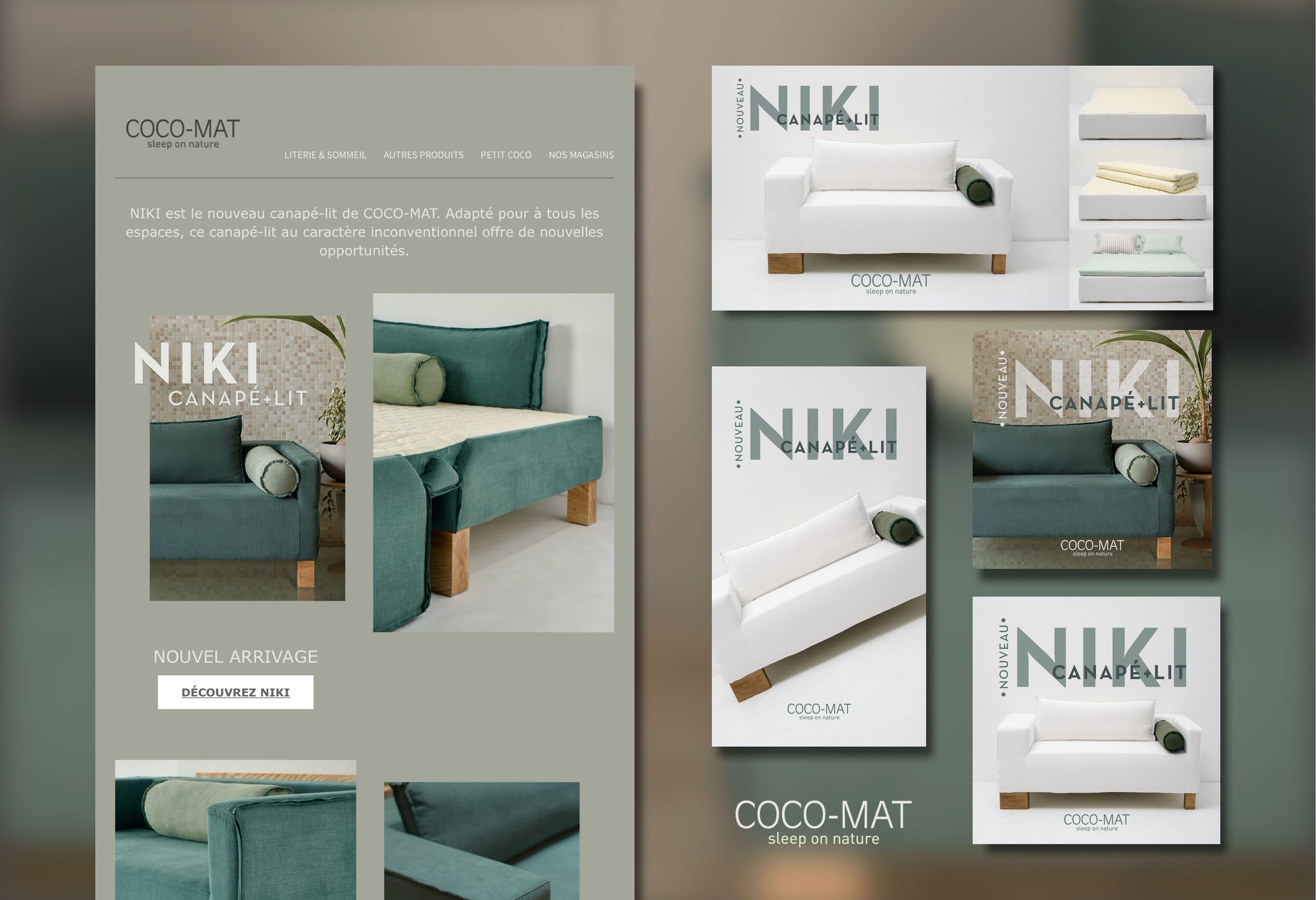 NEW PRODUCT EMAIL & SOCIAL MARKETING CAMPAIGN