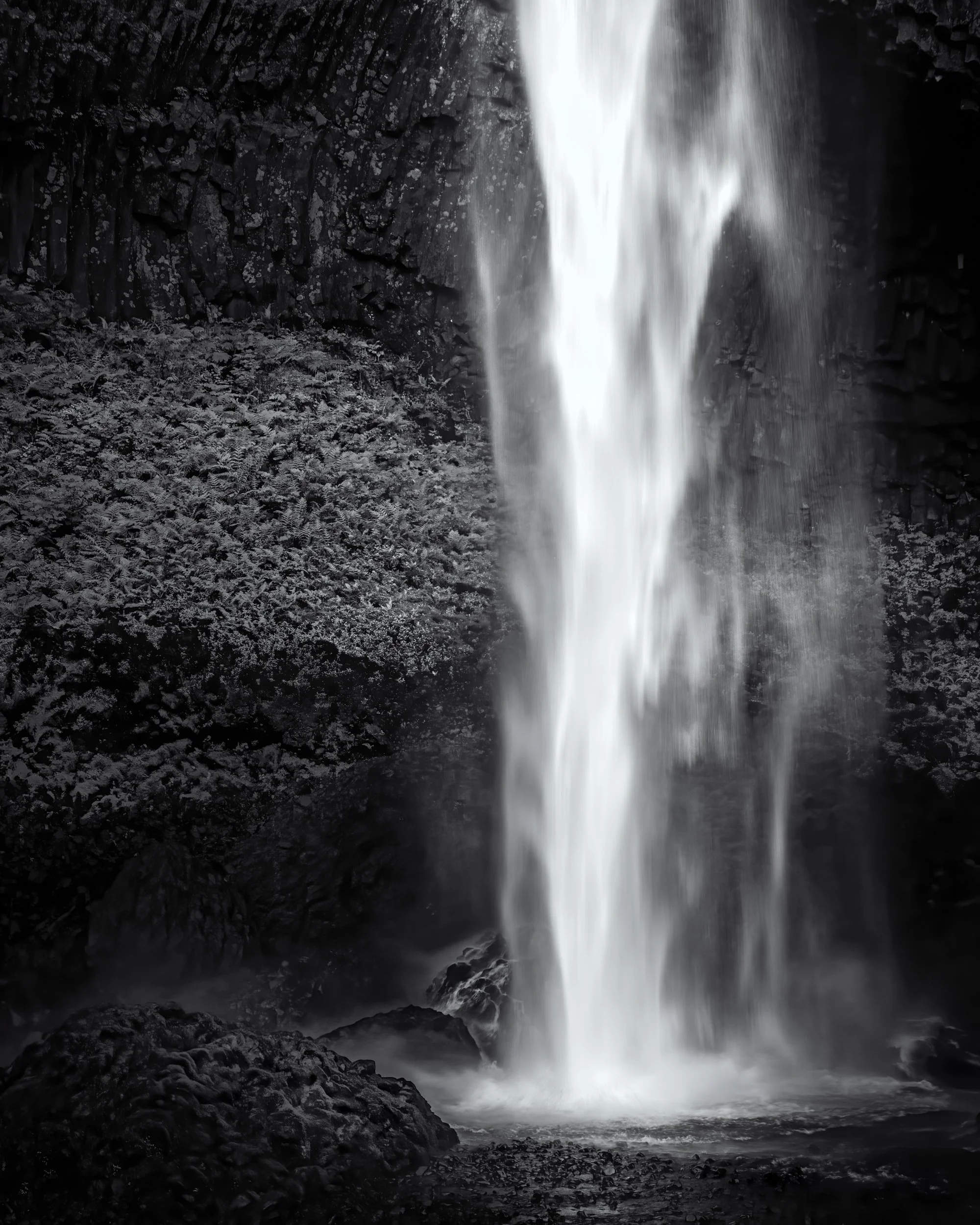 "Latourell Falls Detail"

Columbia River Gorge, Oregon