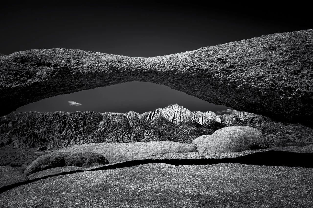 "Lone Pine Peak, Lathe Arch, Alabama Hills"

Lone Pine Peak as viewed through Lathe Arch, Alabama Hills, California