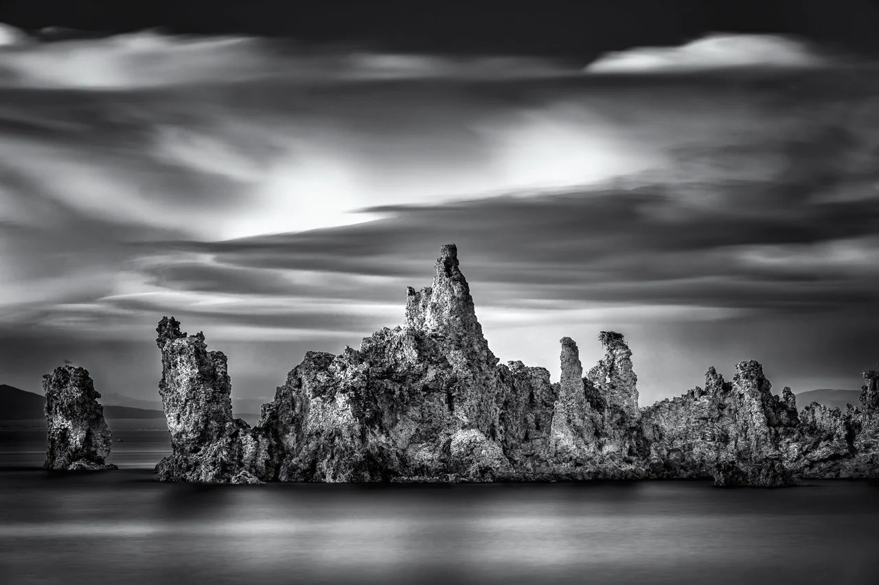 "Tuffa Formations at South Tufa"

Long Exposure of Tufa formations at Mono Lake, Lee Vining, California