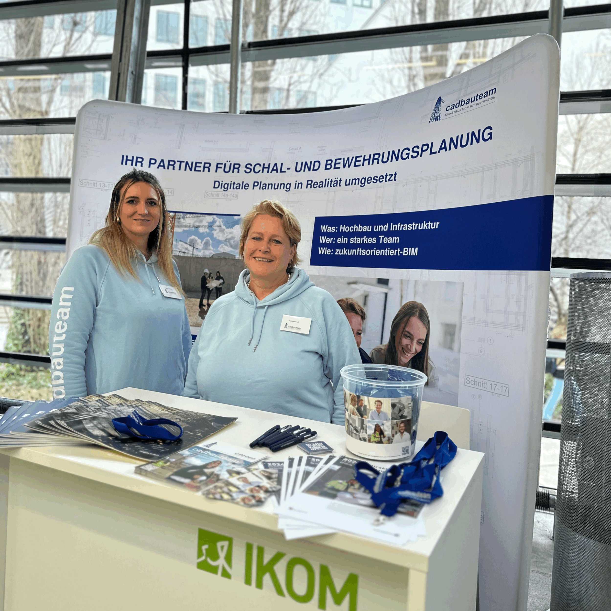 IKOM Bau 2025: cadbauteam im Austausch mit Studierenden