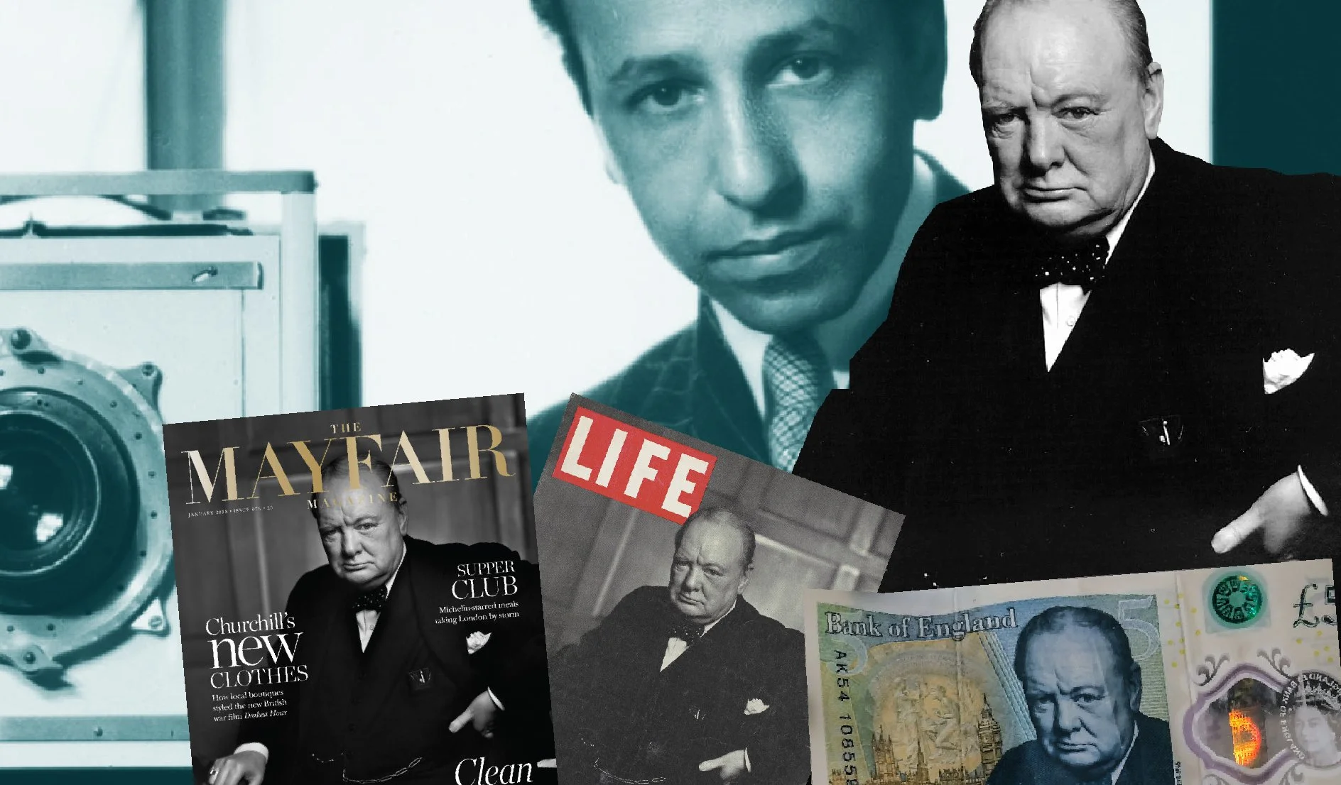 Քարշի յայտնի գործերէն՝ Չըրչիլի «ան-սիկառ» լուսանկարը գողցուած եւ պատճէնով փոխարինուած