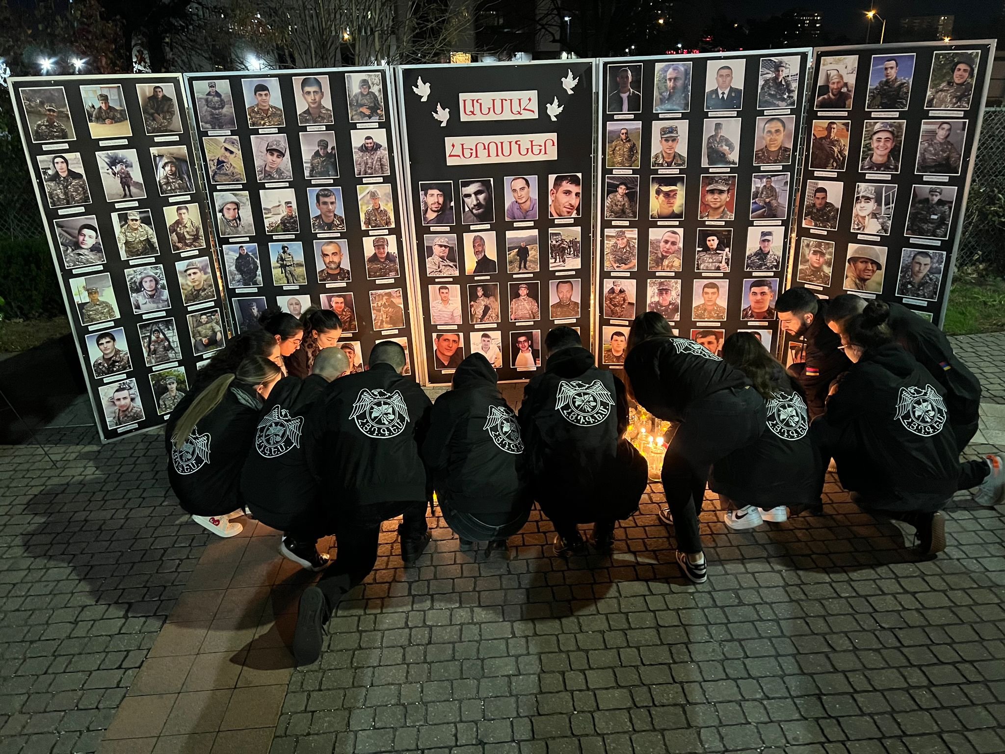 Candlelight vigil held in Toronto in memory of soldiers killed in 2020 Artsakh War