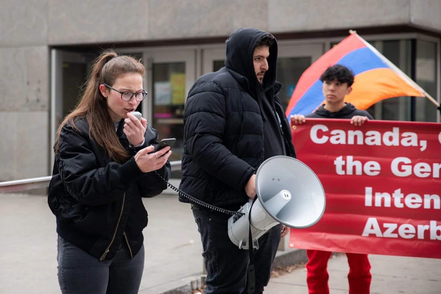 Toronto’s Armenians protest Azerbaijan’s ongoing blockade of Artsakh&nbsp;