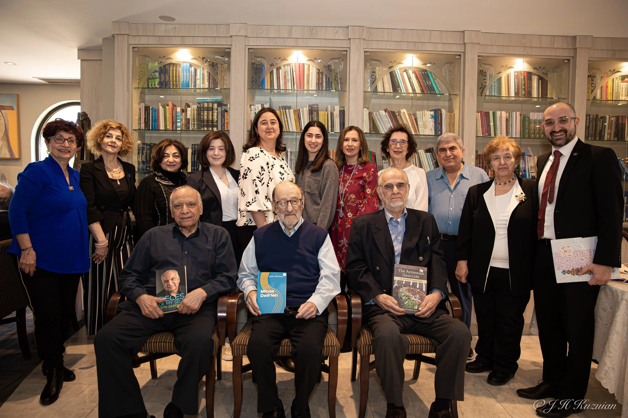 An afternoon with three Canadian-Armenian authors: Dr. Alan Whitehorn, Dr. Lorne Shirinian and Dr. Keith Garebian