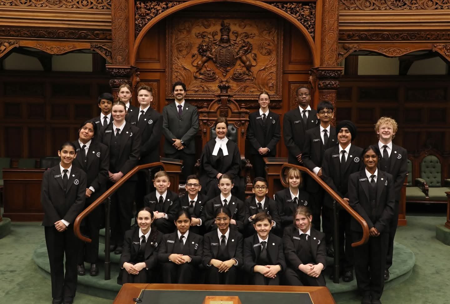 ARS Armenian Private School seventh grader Hagop Gokchenian successfully serves as Legislative page at Queen’s Park