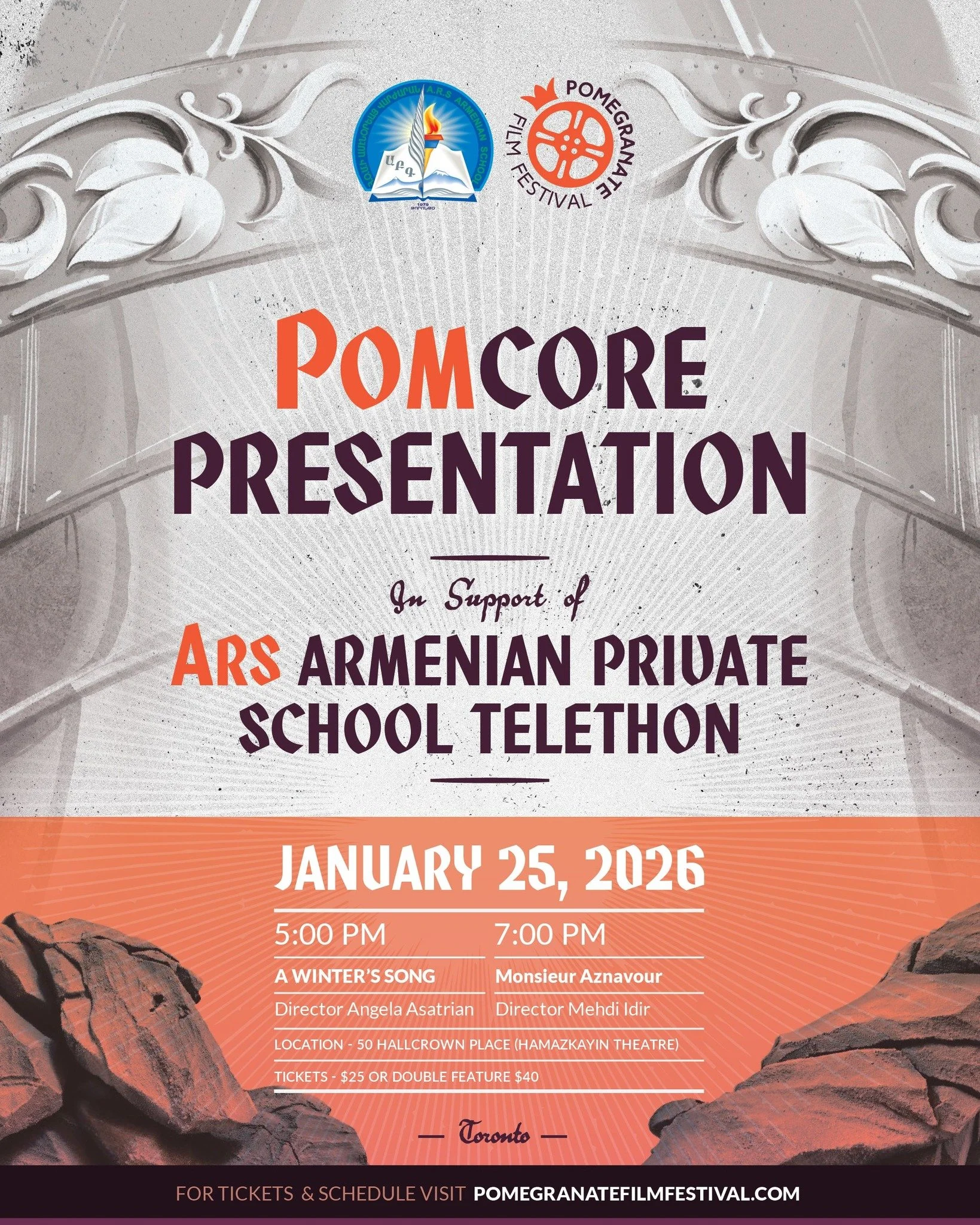 POMCore presentation to take place on Jan. 25 in support of the ARS Armenian Private School Telethon