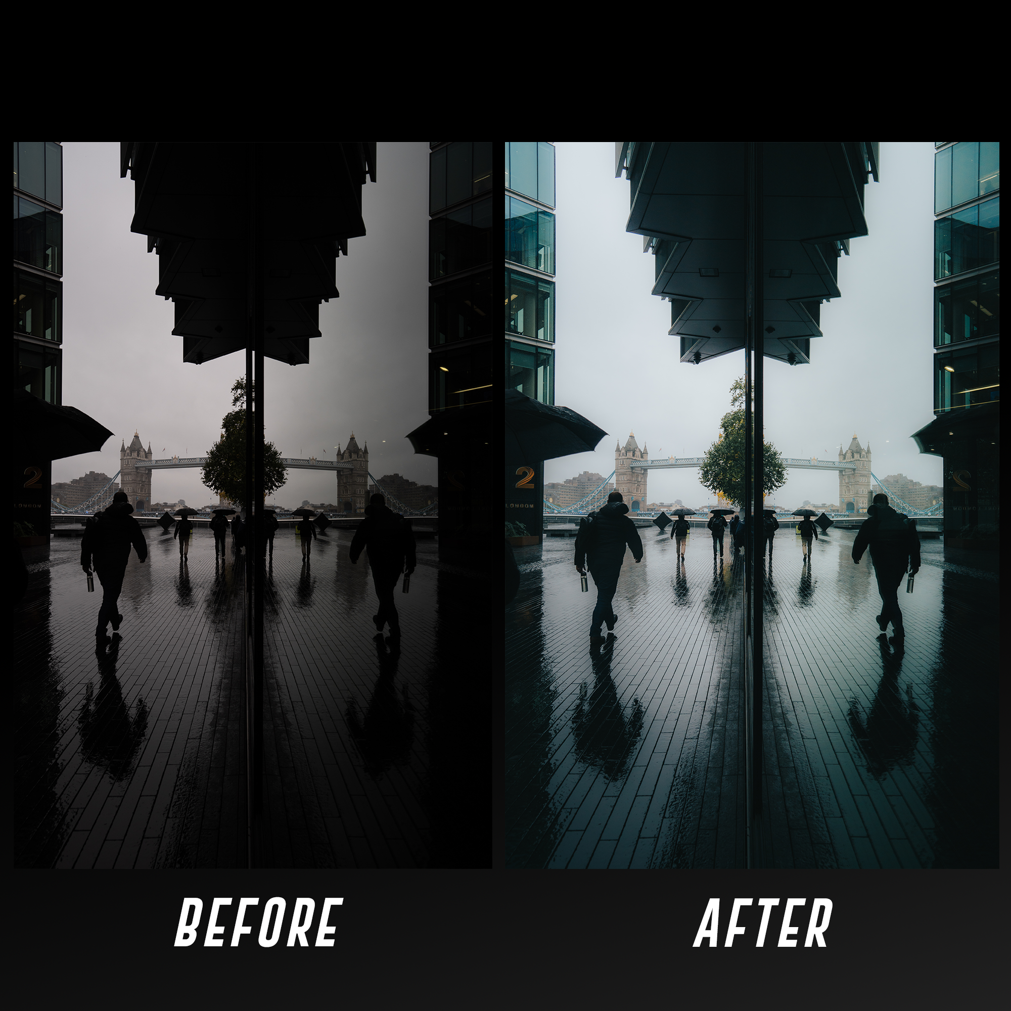 London Reflection Tower Bridge .png