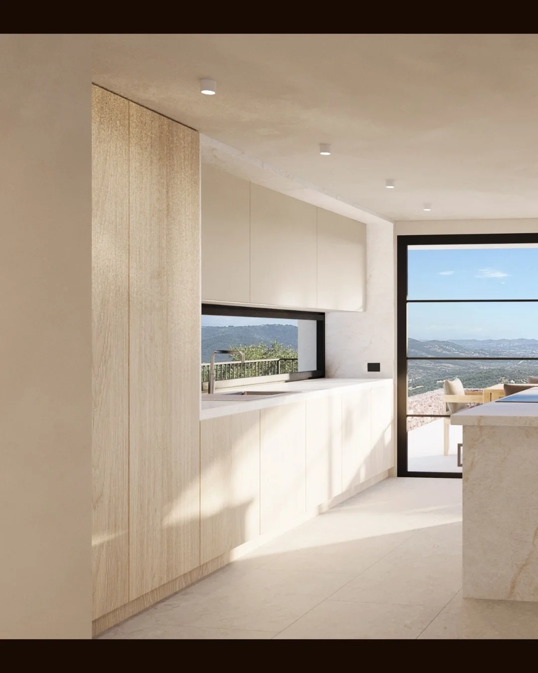 Since London has decided to become the South of France this weekend&hellip; ☀️🙌

A few more views from a villa CGI project created for a recent client.

Always love working on spaces like this; warm materials, soft sunlight and that effortless indoo