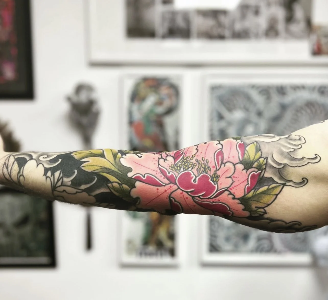  Colour Japanese sleeve,  #londontattooers #art #london #customtattoo #tattooart #custom #tattoo #ink #tattooer #london #tattoo #tattoos #londontattoo, south croydon, eye for ink tattoo,  