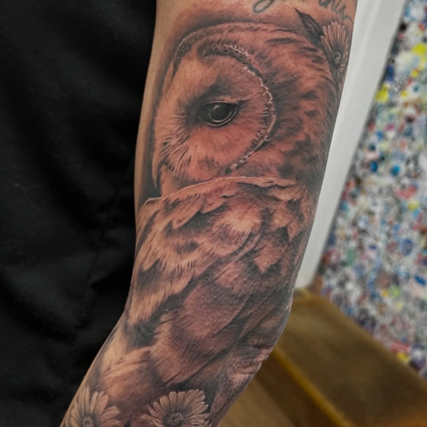 Owl done a little while back by @jakeaquilinatattoo 

‼️BOOKINGS AVAILABLE‼️
If you&rsquo;d like to get something done then get in touch 📞📱📧🤙

@eyeforink 
👁️4️⃣💧
#tattoo #realistictatoo #sleevetattoo #croydontattoo #fromgrapefruitstohumans