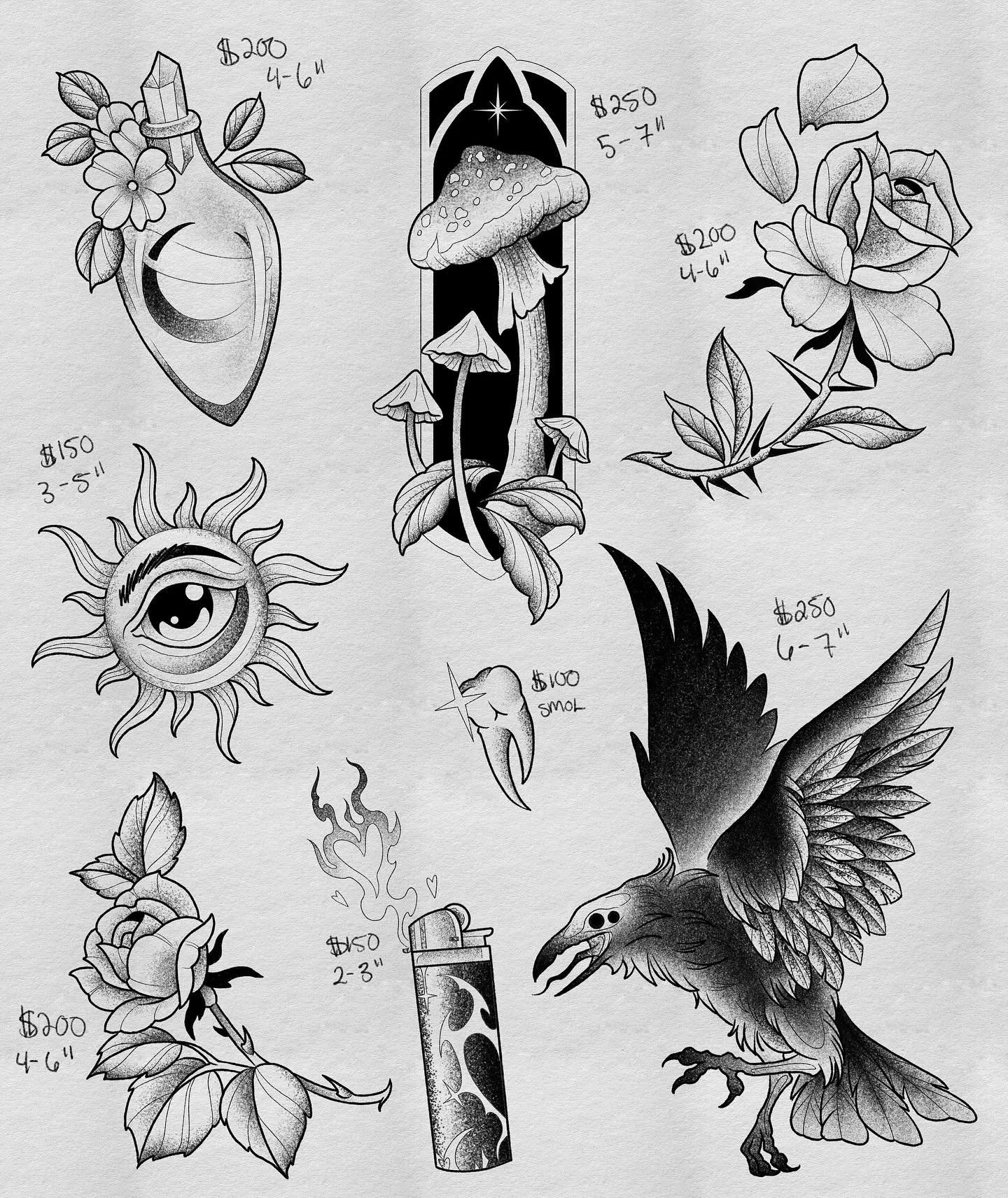 A little black and grey flash :) I&rsquo;d love to do these pieces!! Come get one!!