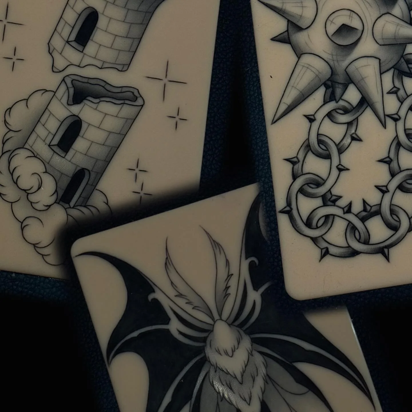 Just some for fun stuff! I&rsquo;d love to give these pieces a home! Coke to the shop to see them and get one tattooed!! 

#tattoo #tattoos #ink #blackandgrey #medieval #castle #mace #philadelphia #sellersville