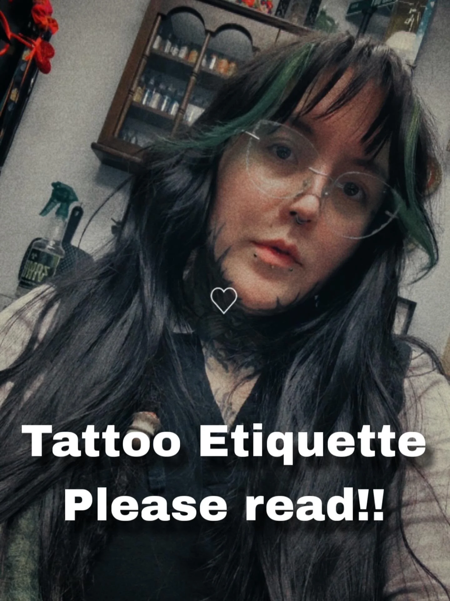 CLIENT ETIQUETTE 101 🖤 (Please Read Before Your Appointment)

I love what I do. I love my clients. But let&rsquo;s go over a few things to make your tattoo experience smooth for both of us.

✨ Dress appropriately.
Wear loose, comfortable clothing th