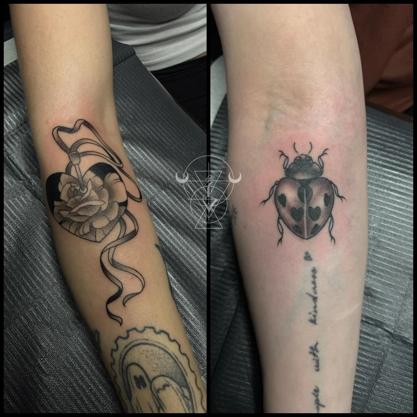 A little late but these were from the Valentine&rsquo;s Day special hahah 

#tattoo #blackandgreytattoo #valentinesday #buckscounty #kestrelcollective