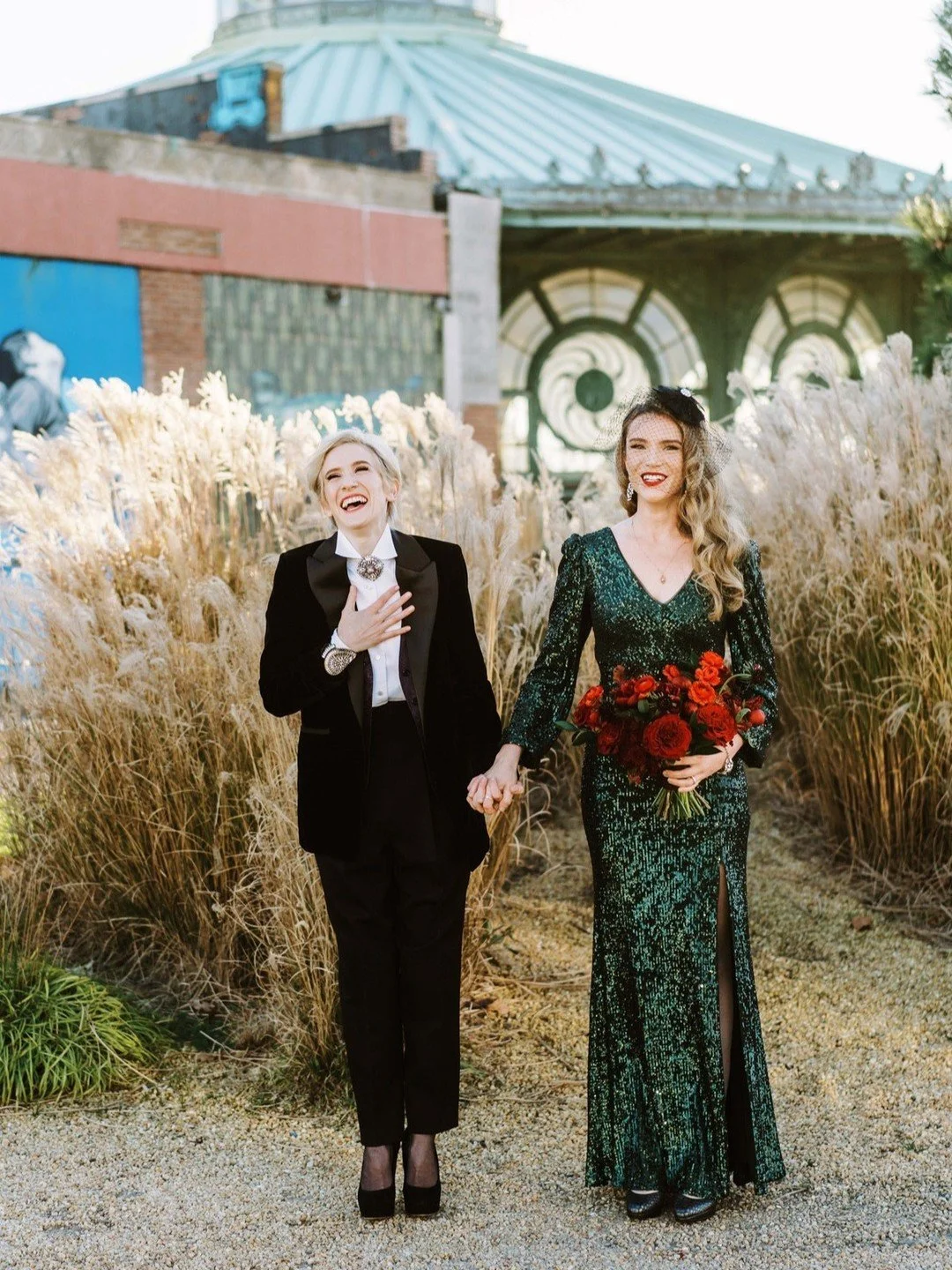 Allie and Annie&rsquo;s first look was filled with the kind of emotion you can feel just by looking at these images. Love captured in its purest form.

Planning, Event Design, Floral Design, Stationery &amp; Event Branding @wileevents
Venue @asburypa