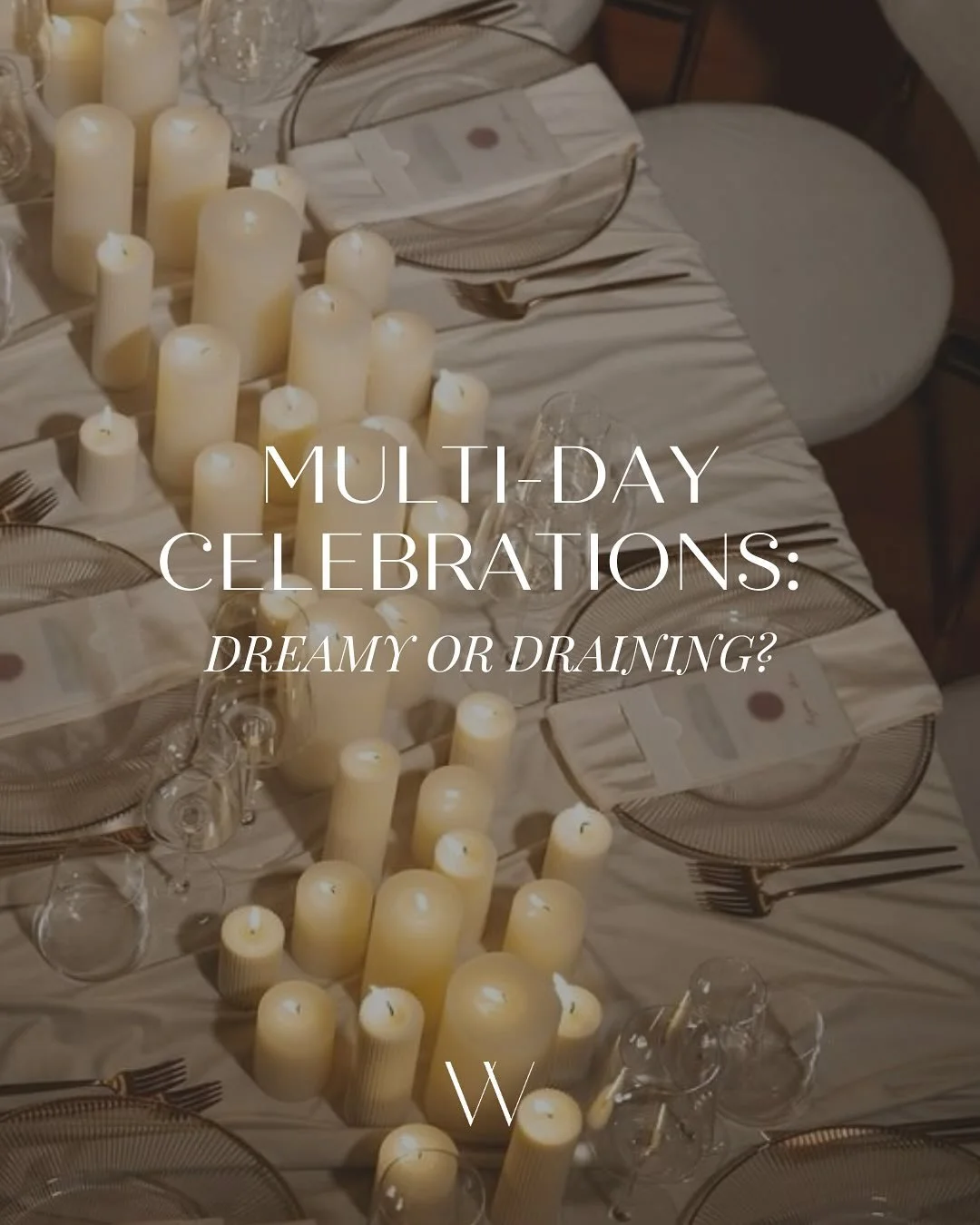 Three days of parties or one perfect night? Multi-celebrations can be the dream, or they can be a drain. What’s your take?
Images: Pinterest
