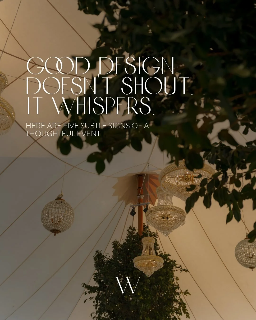 Good design is felt more than it is seen.
It lives in the balance of light, movement, and emotion.

Every thoughtful event connects detail to feeling. That is the quiet power of design.

Save this as a guide for recognizing spaces that speak softly b