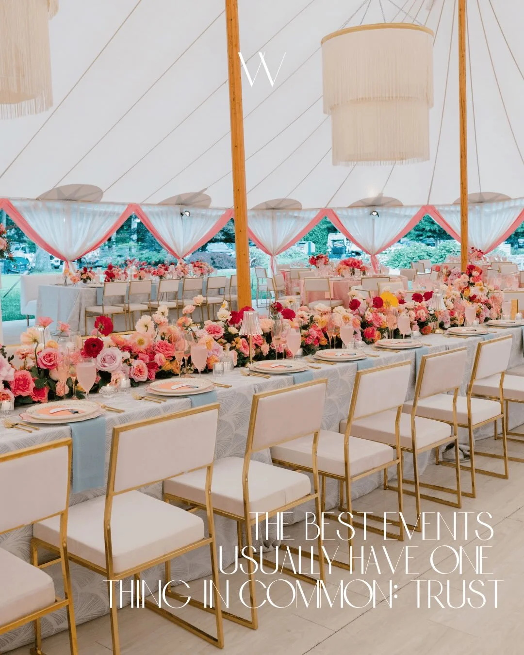 You can spend months choosing the right team, but a lot of what happens after that comes down to trust. Not blind trust. Not silence. Just the kind that lets experienced people do what you brought them in to do.

The best events usually come from tha