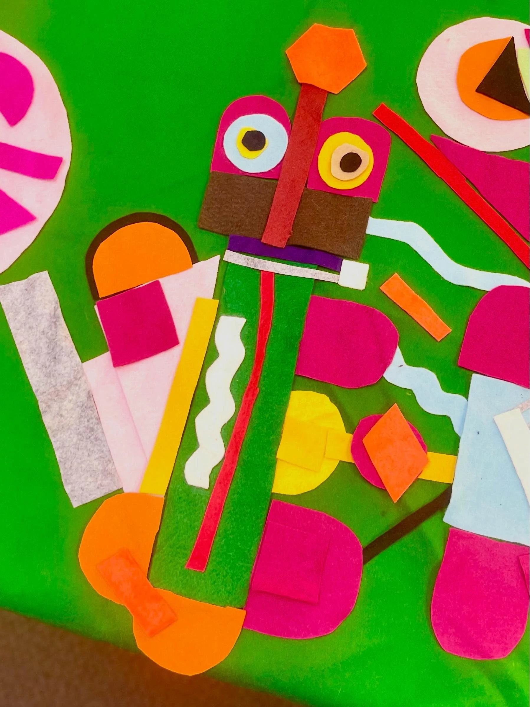 A Constant Collage Workshop this morning for @uniquevoice_cic ❤️ A calm, colourful room for their delegates to play in before their conference began&hellip;.
