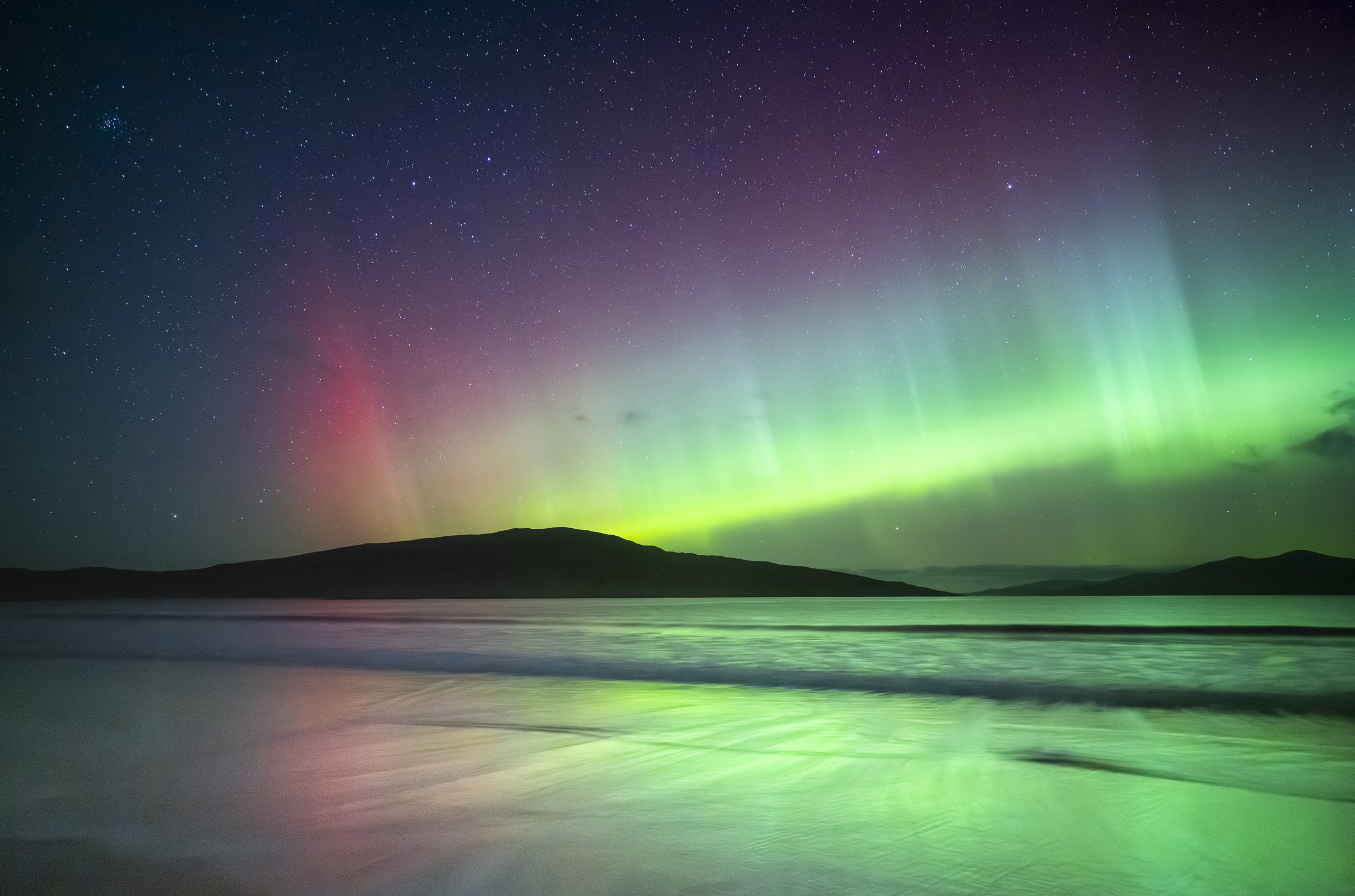 Aurora over Taransay