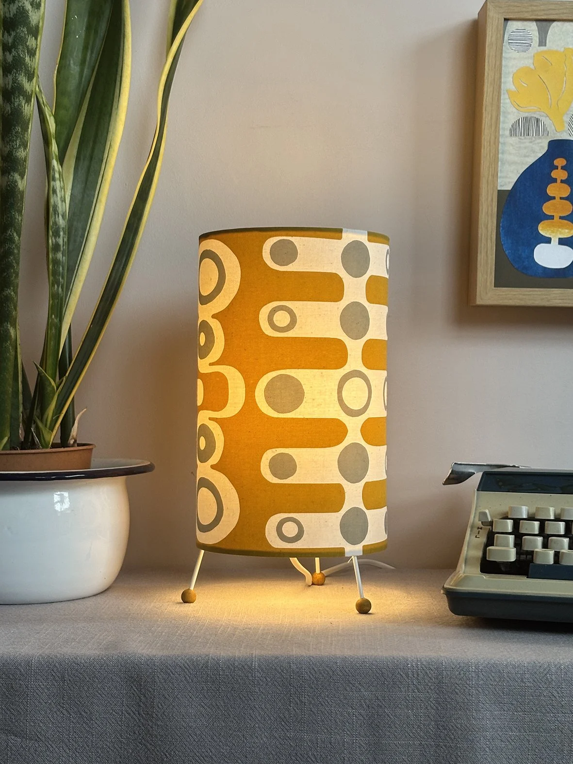 Yellow Table lamp