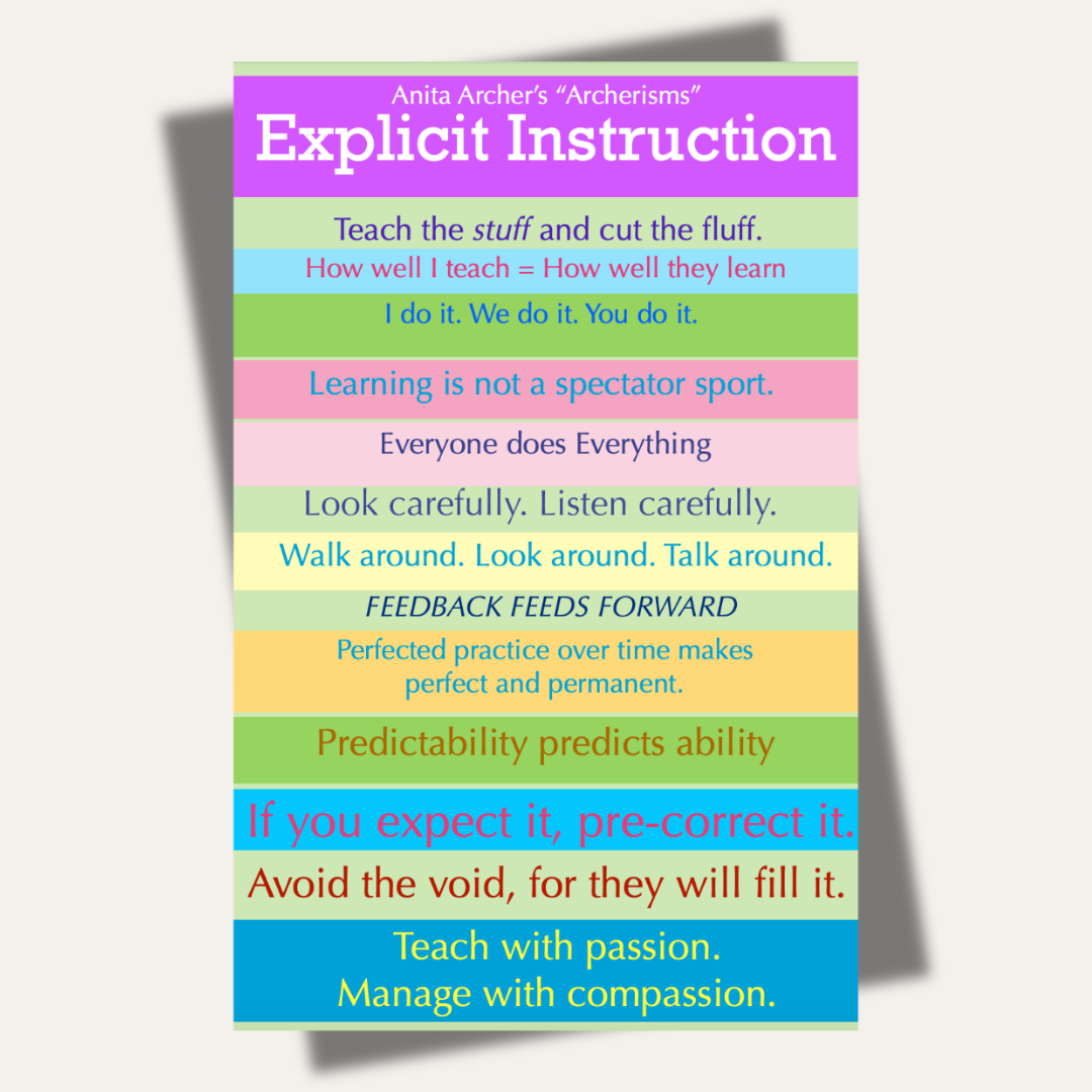 Why Explicit Instruction Works — Reading Rev