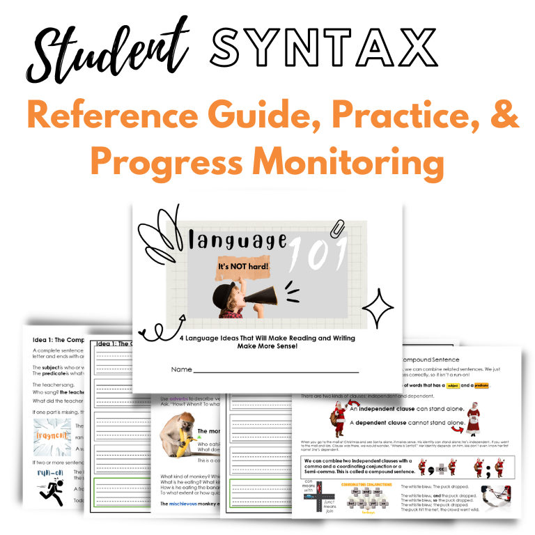 The Language Comprehension Side of Things~ Syntax — Reading Rev