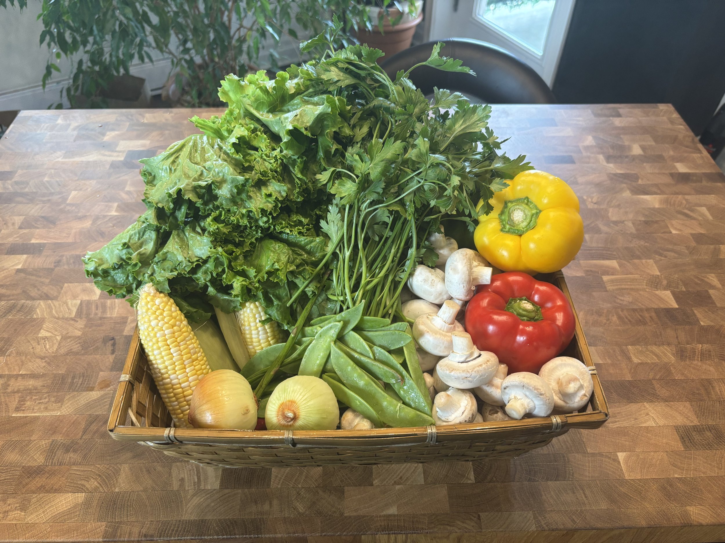 Panier de fruits et légumes